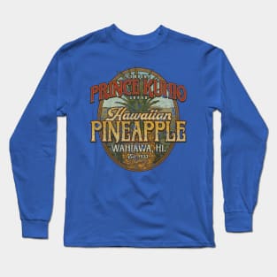 Prince Kuhio Hawaiian Pineapple 1933 Long Sleeve T-Shirt